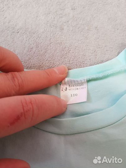 Футболки для девочки 110пакетом, 3 шт