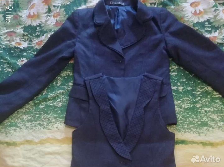 Школьная форма пиджак и жилет для девочки