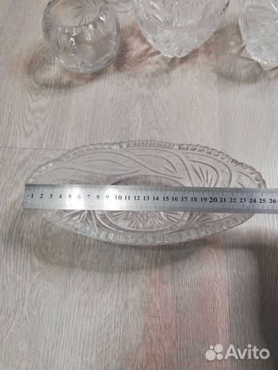 Хрусталь СССР. Салатники, бокалы, рюмки