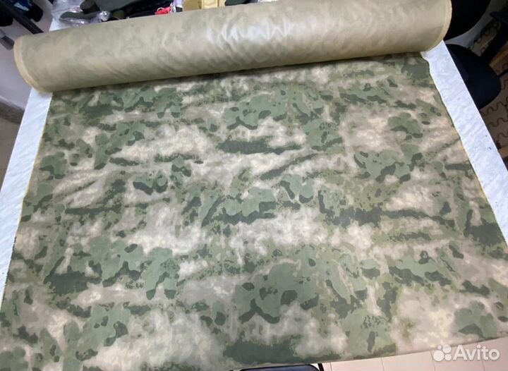 Ткань кордура 1000D мох, атакс светлый