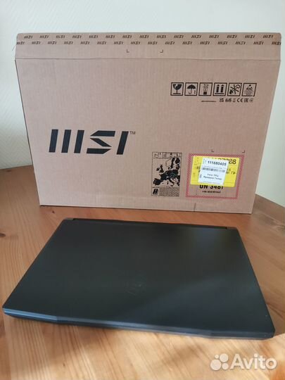Новый Игровой MSI GF66 RTX3060/16Гб/ssd512гб Гаран
