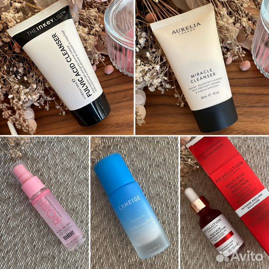 Уход Elemis/Laneige/Inkey List