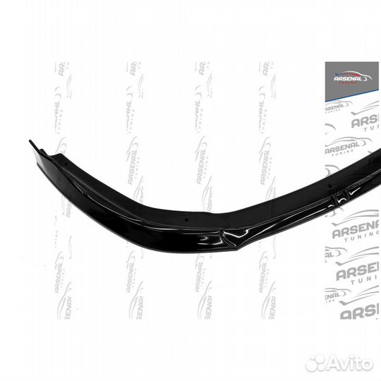 Сплиттер переднего бампера стиль GT-line Kia Ceed