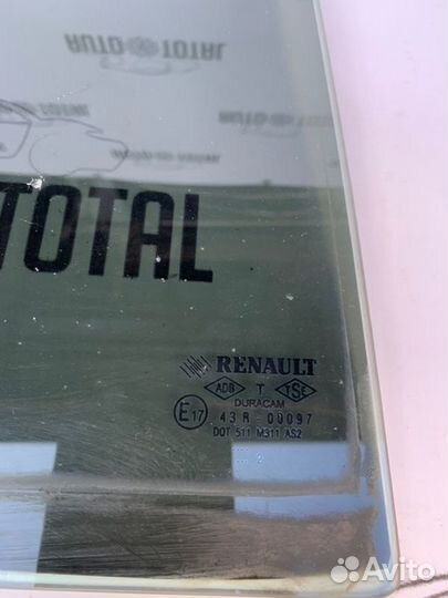Стекло двери заднее правое Renault Symbol K7JA700
