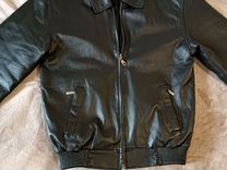 Кожаная куртка мужская 50-52 черная