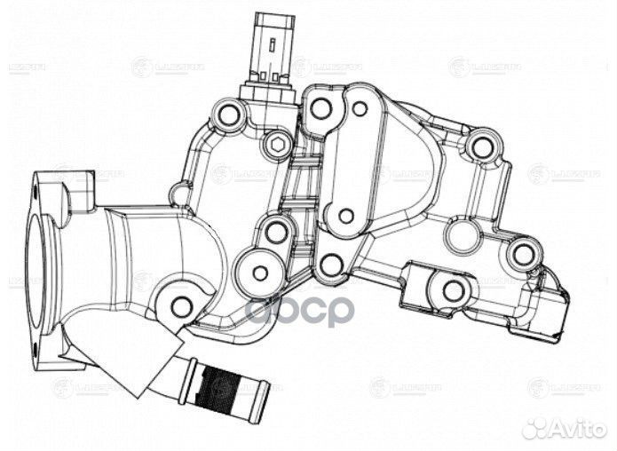 Корпус термостата для а/м Peugeot 207 (06) /Cit