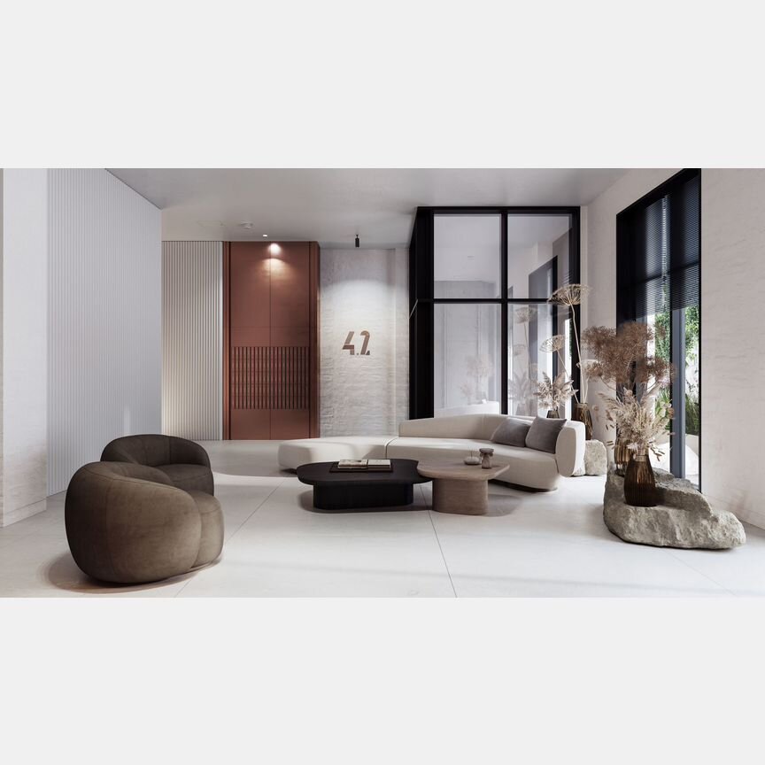 2-к. квартира, 60,8 м², 24/44 эт.