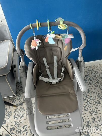 Стульчик для кормления chicco polly magic relax