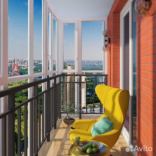 Остекление алюминиевое под ключ