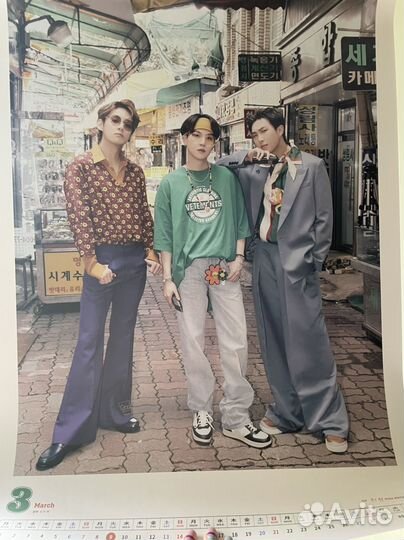 Календарь BTS гритинг 2021