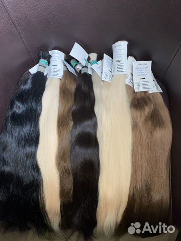 Волосы для наращивания в срезах