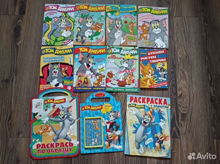 Комиксы Том и Джерри+творческий блокнот