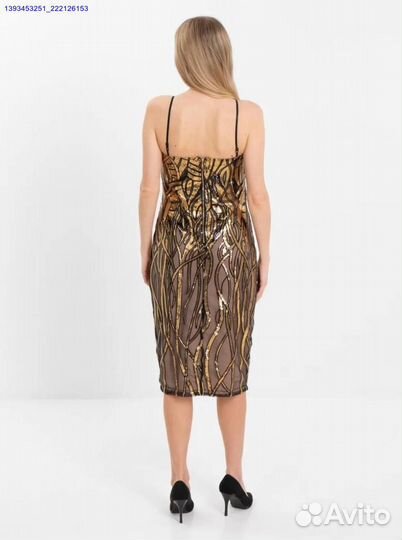 Новогоднее платье с пайетками (Арт.71065)