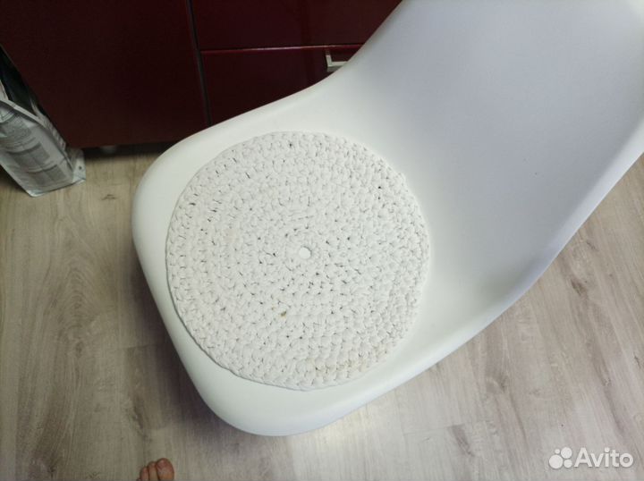 Корзинка из трикотажной пряжи