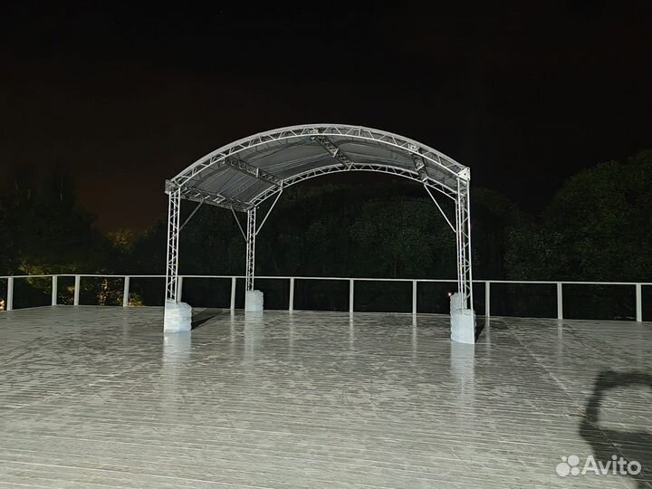 Сцены, подиумы, свет, звук в аренду с доставкой