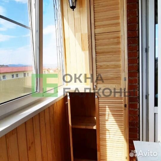 Остекление балконов в пятиэтажке