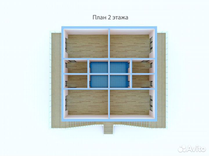 Лстк каркас мини-гостиницы