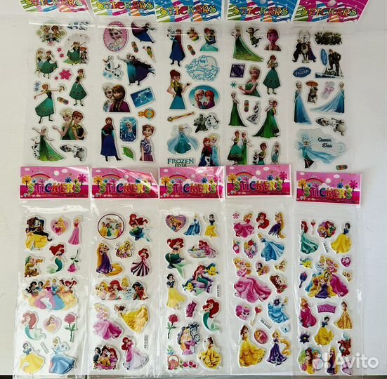 Наклейки детские/Ручки/Блокнот