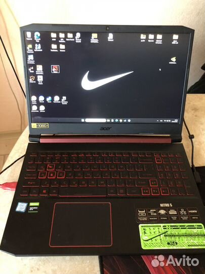 Игровой ноутбук acer nitro 5 AN515-54-51NJ