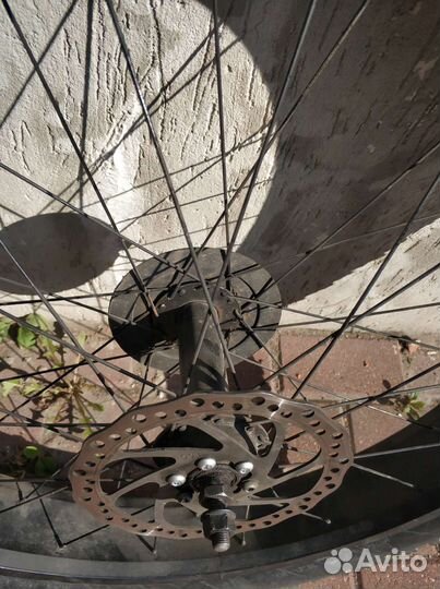 Колесо заднее 26 на fat bike в сборе