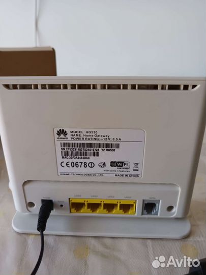 Adsl Wi-Fi роутер Huawei HG530