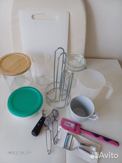 Посуда,коврик варьера IKEA для кухни