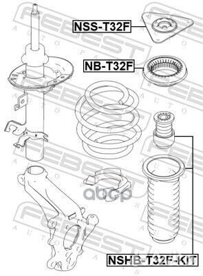 Опора переднего амортизатора NSS-T32F NSS-T32F