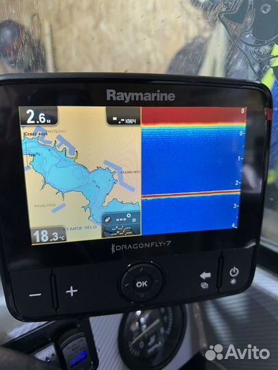 Эхолот raymarine dragonfly 7 pro