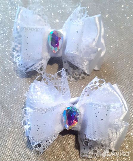 Бантики белые