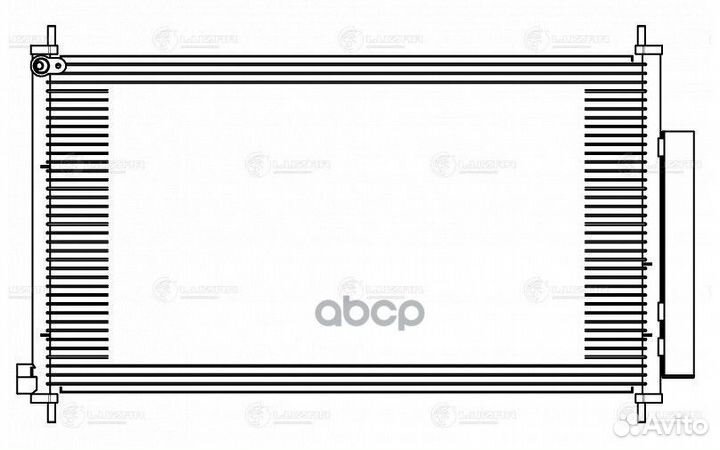 Конденсер honda CR-V 12- honda 80110T0AA01; HON