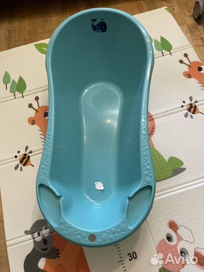 Ванночка для купания с гамаком и горкой