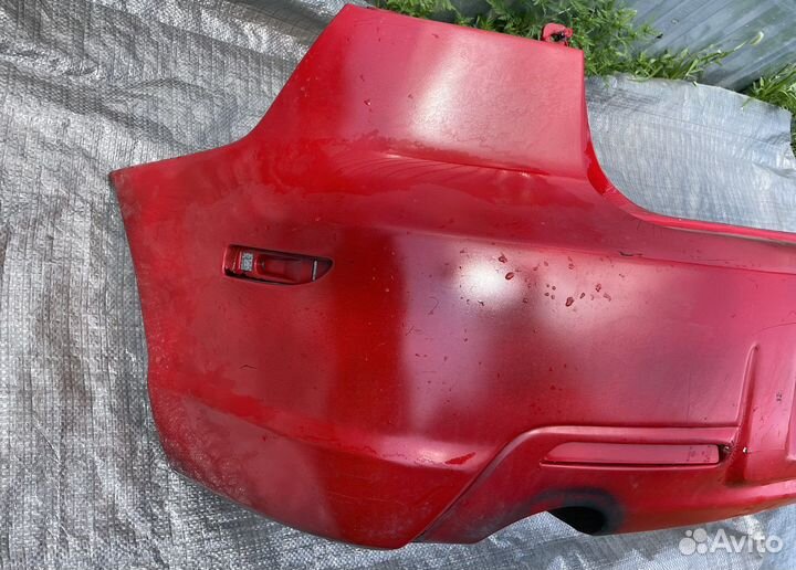 Задний бампер mazda 3 bk седан