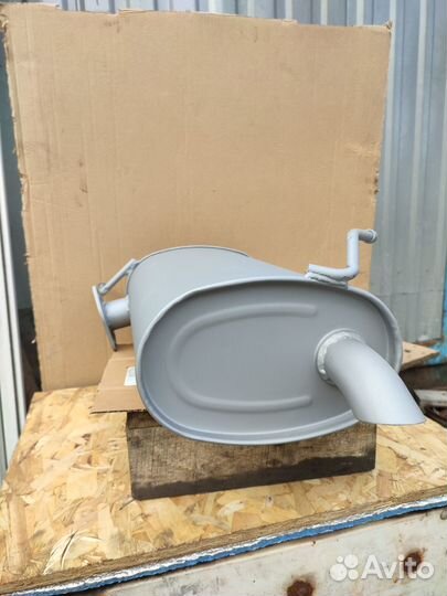 Глушитель на Mitsubishi Outlander 