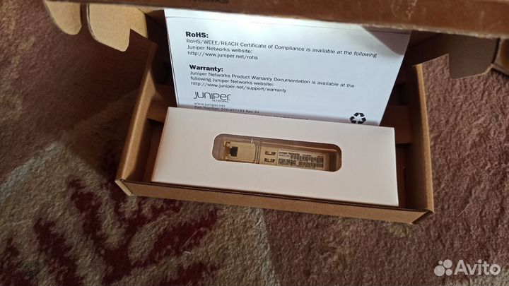 Juniper 10GE sfpp SR B 740-031980+ftlx8571D3BNL-J1