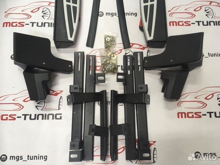 Пороги KIA Sportage 15+ дизайн 1