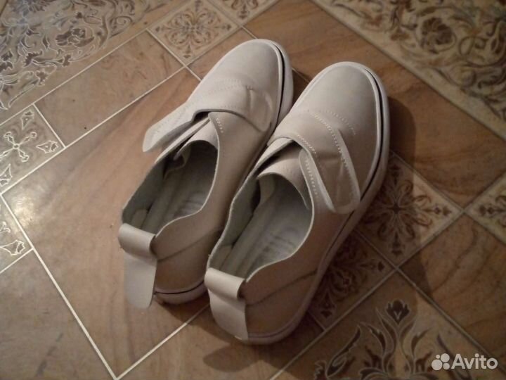 Слипоны женские 37 размер натуральная кожа новые