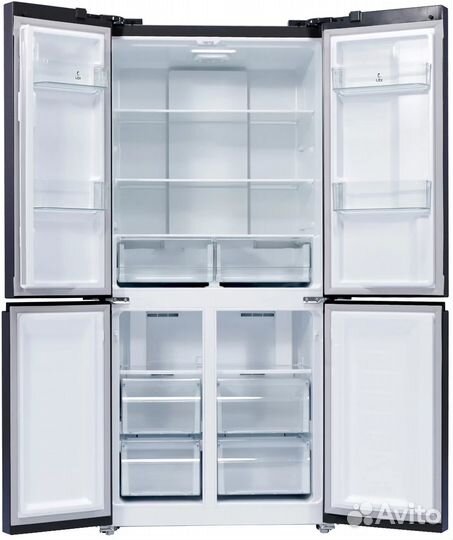 Холодильник lex lcd450mgid серый