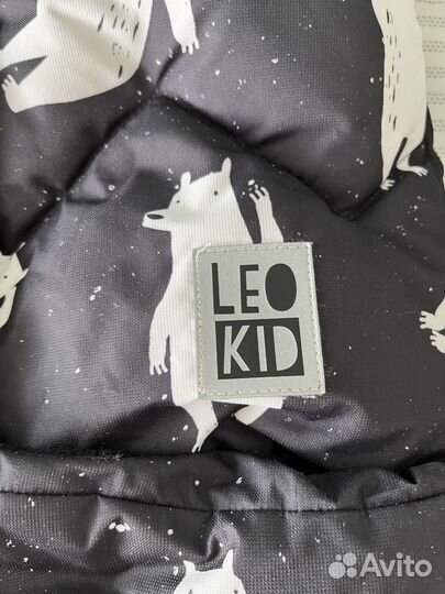 Зимний конверт в коляску leokid+муфты