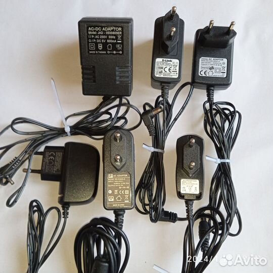 Адаптер, блок питания 5, 6, 7.5, 9V