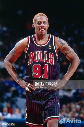 Champion NBA джерси Dennis Rodman Chicago Bulls