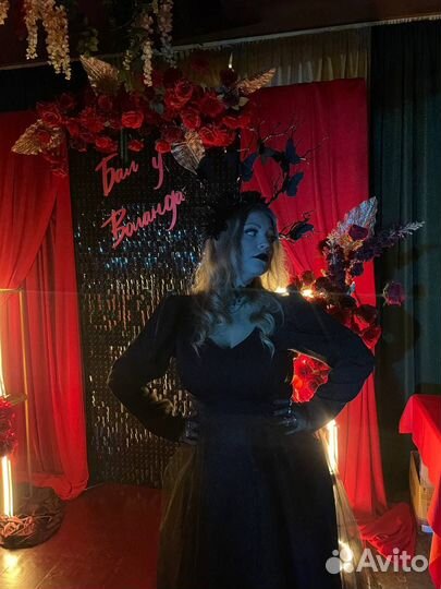 Ободок с бабочками