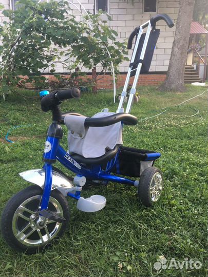 Велосипед с родительской ручкой