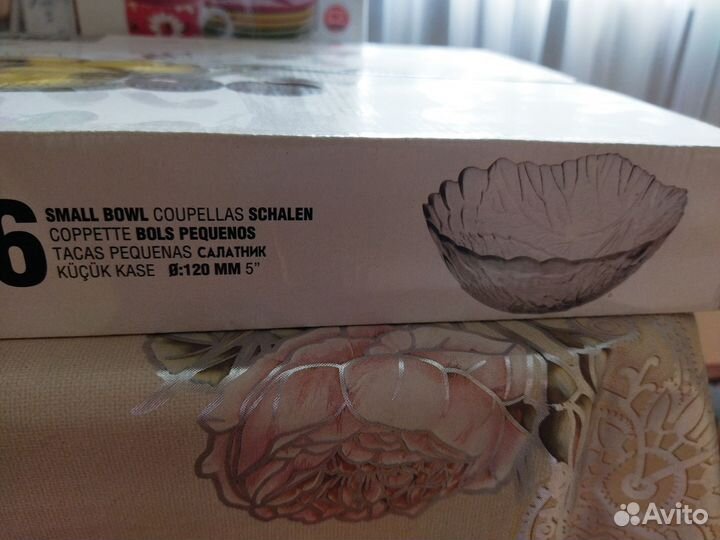 Набор салатников стеклянных