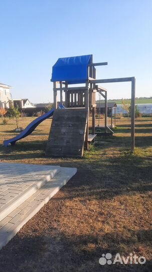 Детская игровая деревянная площадка Мадрид 1