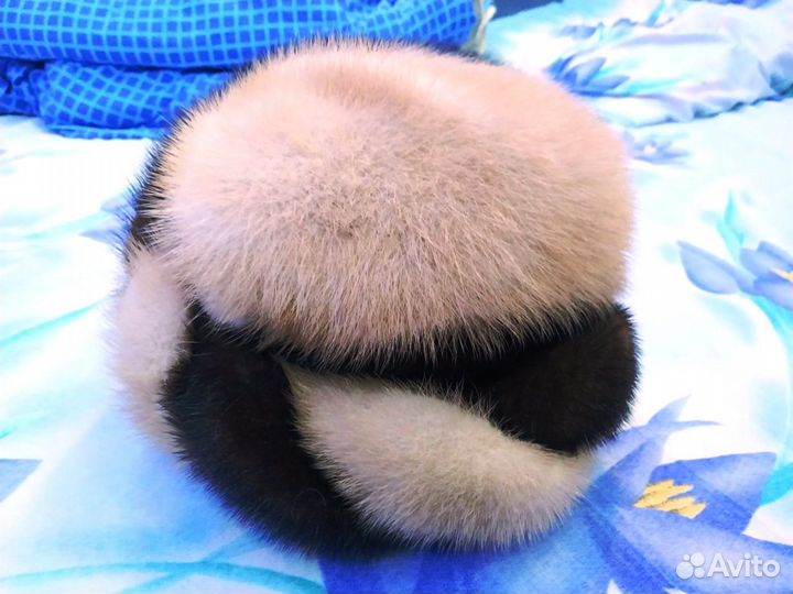Зимняя норковая шапка
