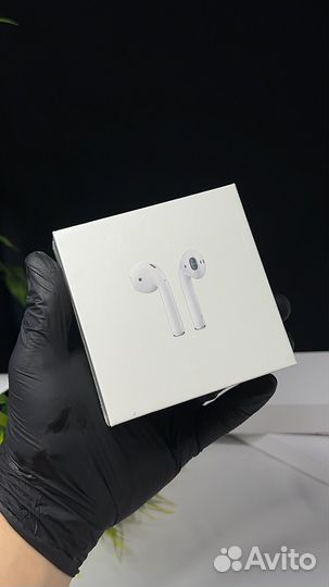 Airpods 2 (чехол + гарантия)