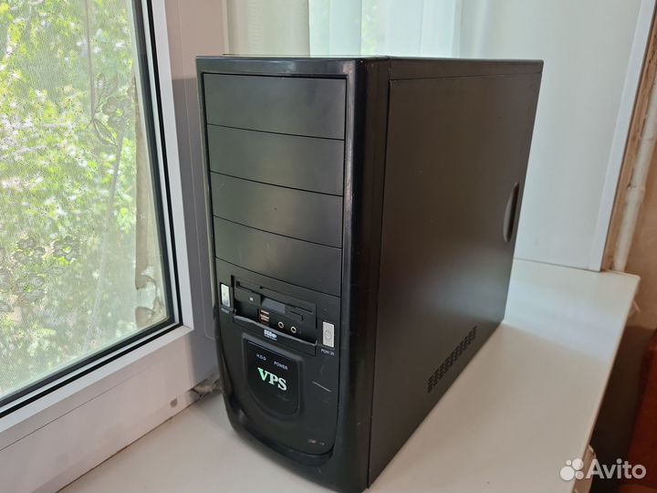 Корпус компьютерный Блок и материнка 2 ядра