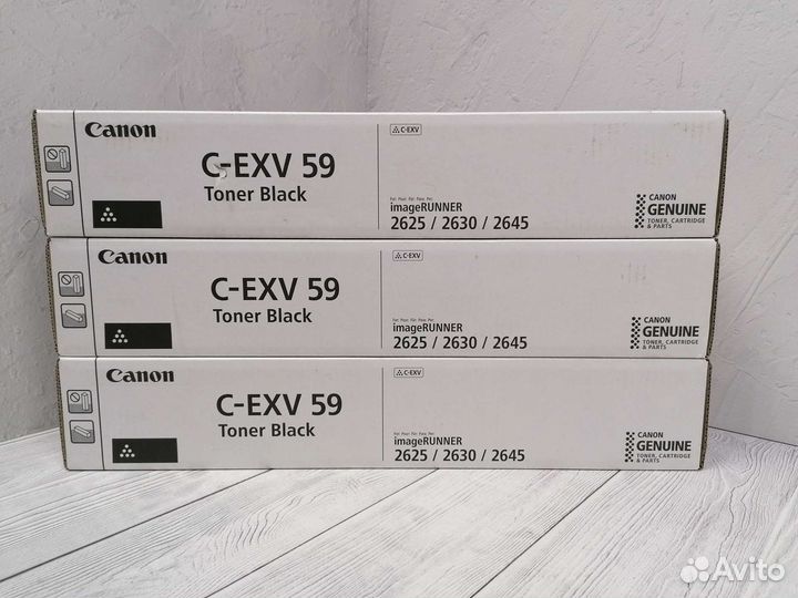 Картриджи оригинальные Canon C-EXV59 Toner разные