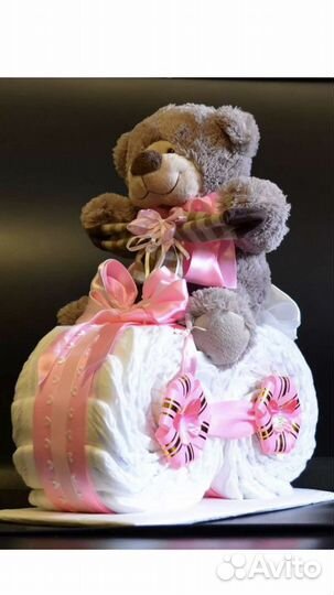 Торт из памперсов,торт на заказ