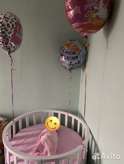 Кровать 9в1 трансформер с матрасами